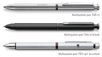 PENNA MULTIFUNZIONE NERA, ROSSA E PORTAMINE